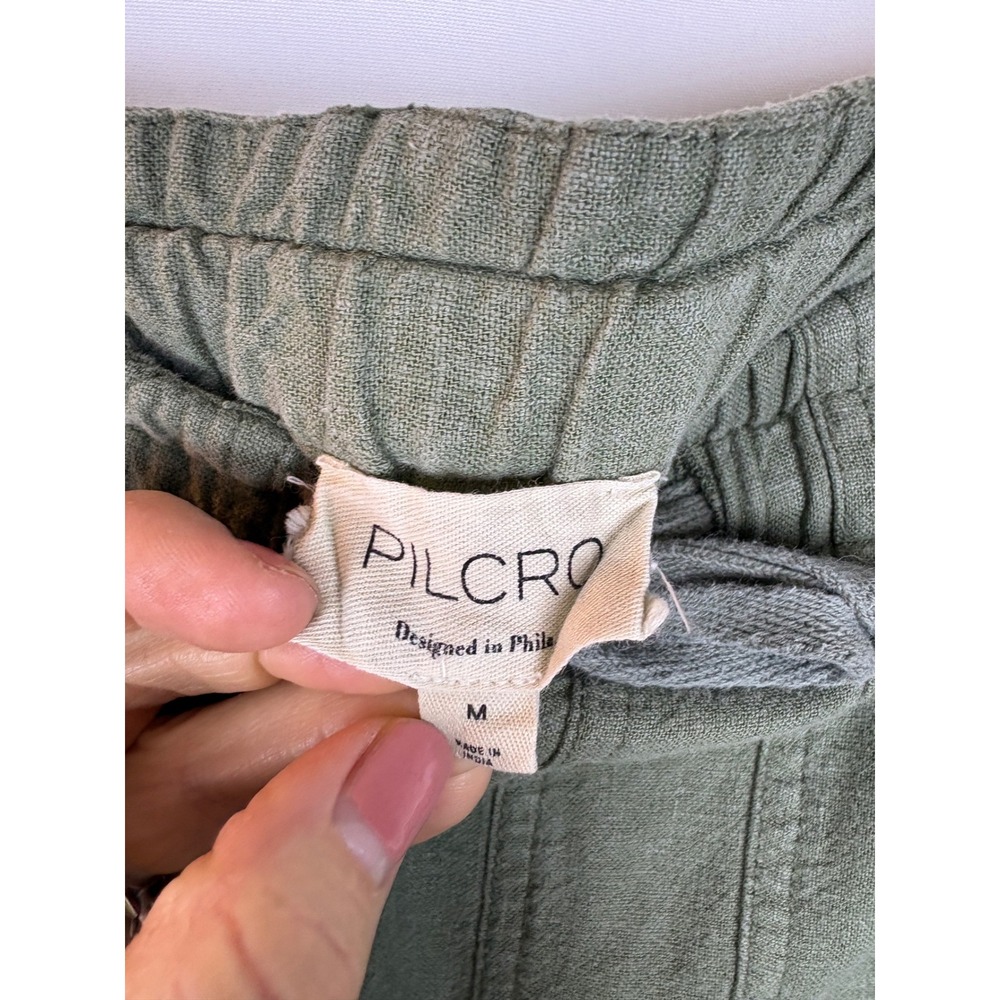 Pilcro by Anthropologie Relaxed Linen Beach Cargo Pants - Picture 7 of 10